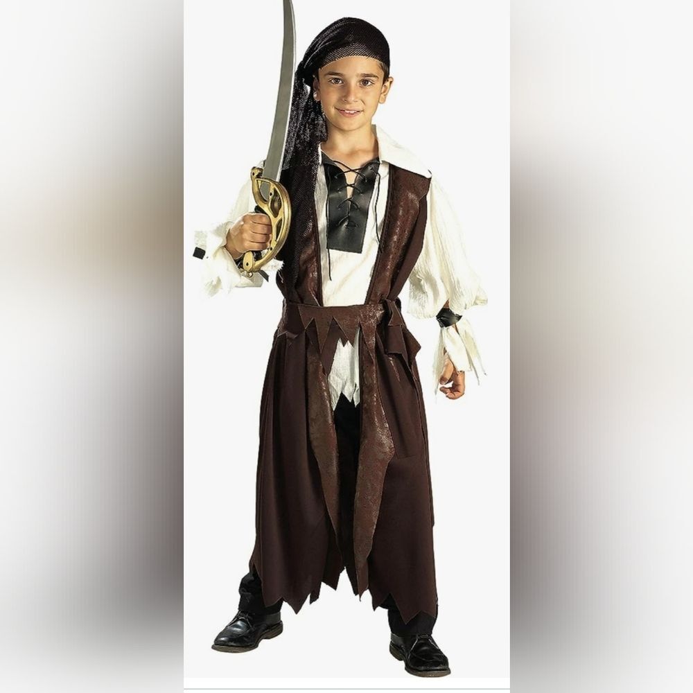 Rubie's Buccaneer Caribbean Pirate Costume Child's Size Large (12-14 years)